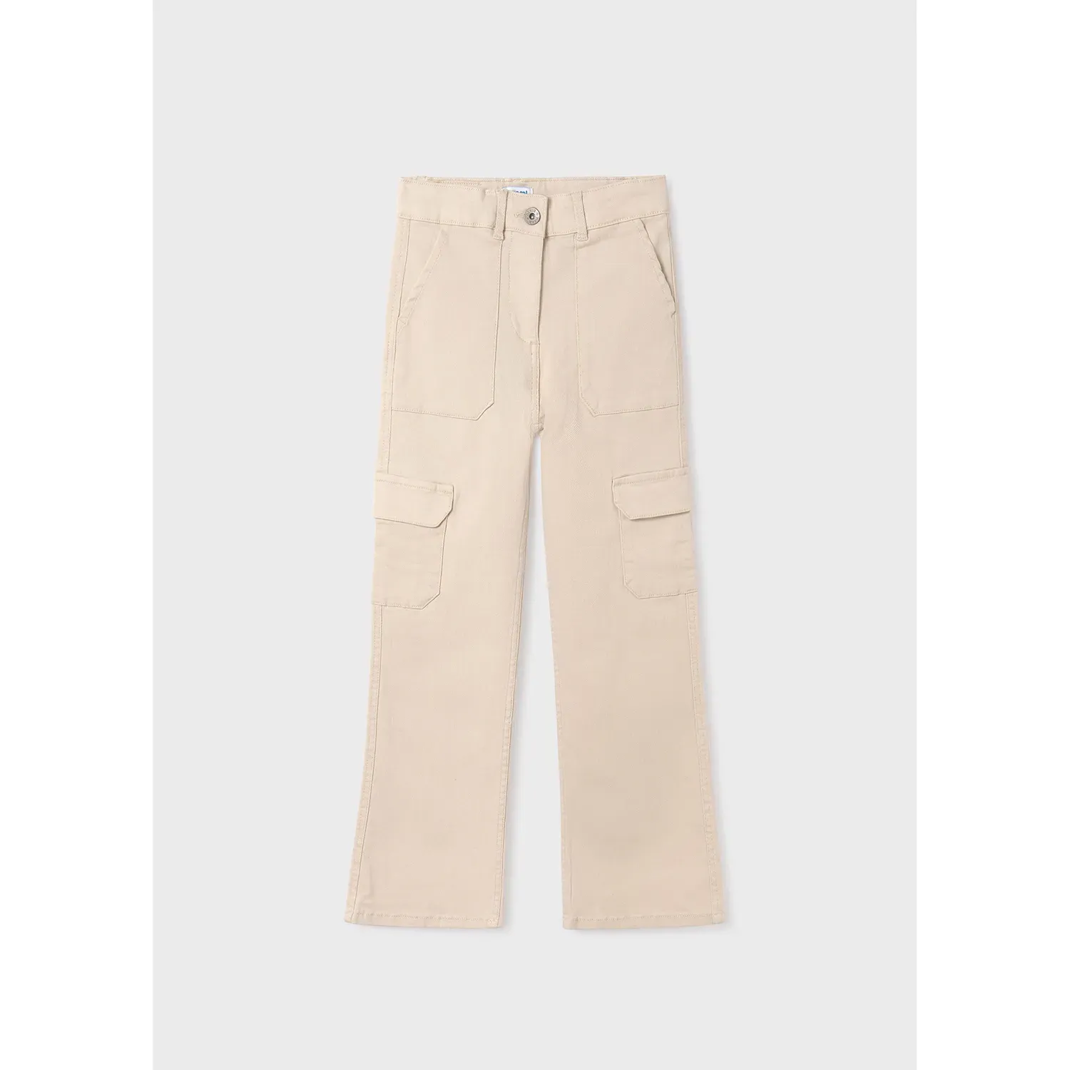 TWILL CARGO PANT ALMOND BIEGE / 6507-069