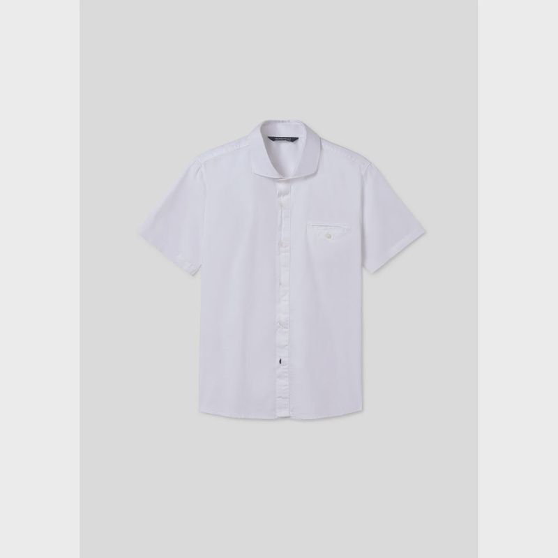 DRESS SHIRT WHITE SHORT SLEEVE / 6116-032