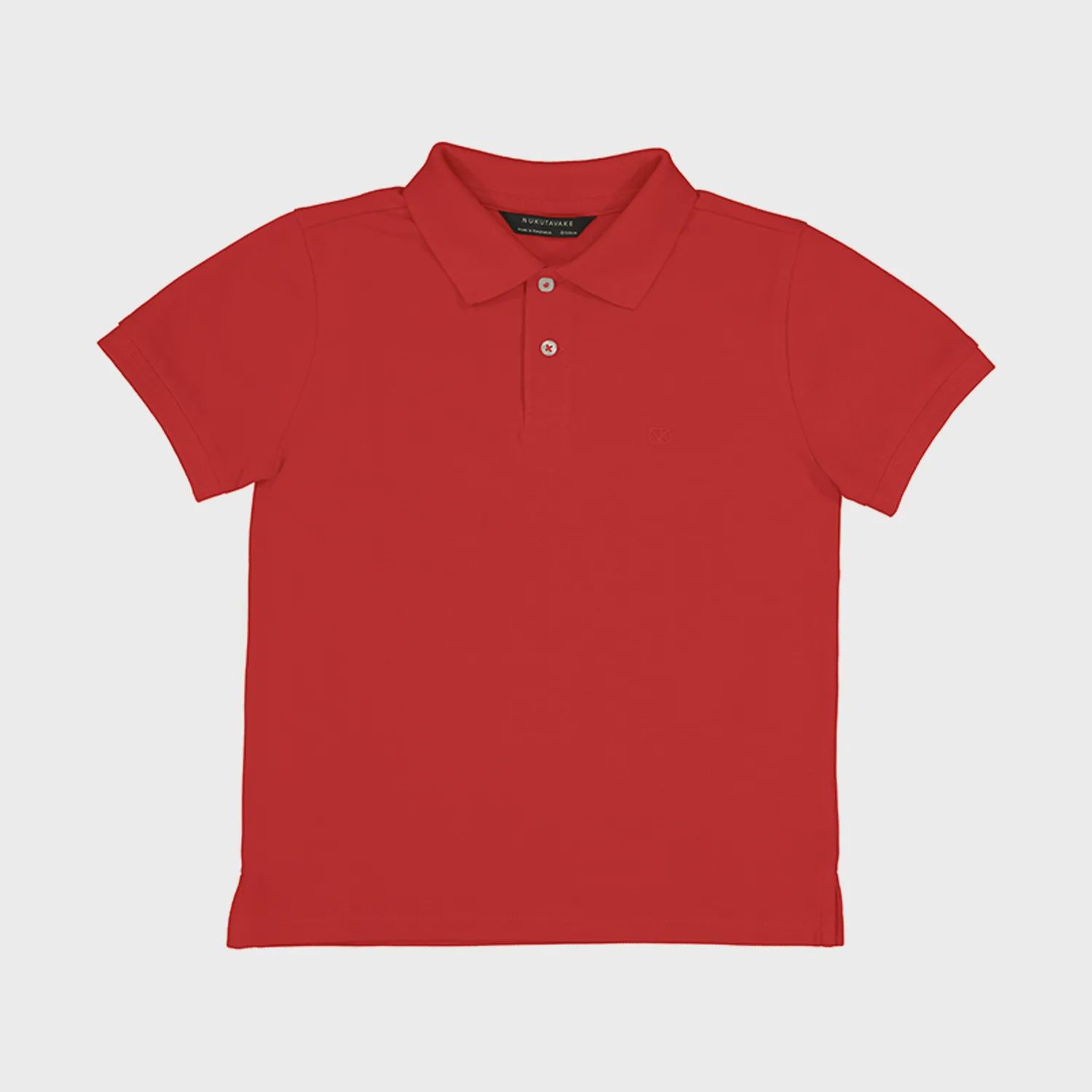 POLO TOP RED SHORT SLEEVE / 0-045