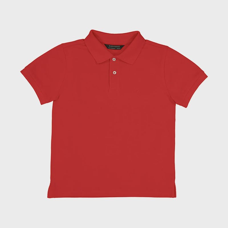 POLO TOP RED SHORT SLEEVE / 0-045
