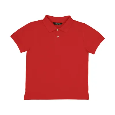 POLO TOP RED SHORT SLEEVE / 0-045