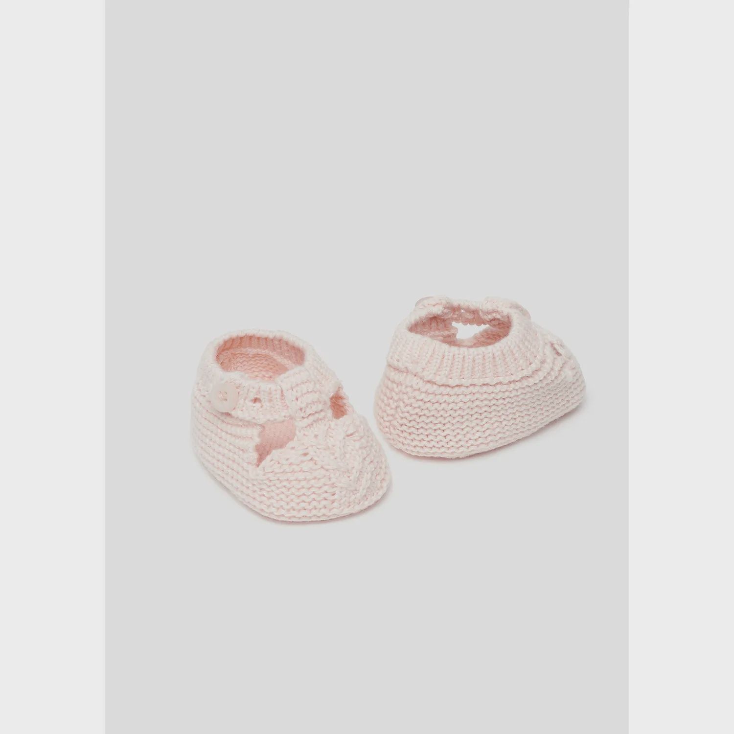 KNIT BOOTIES LIGHT ROSE / 9749-085
