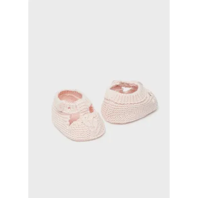KNIT BOOTIES LIGHT ROSE / 9749-085