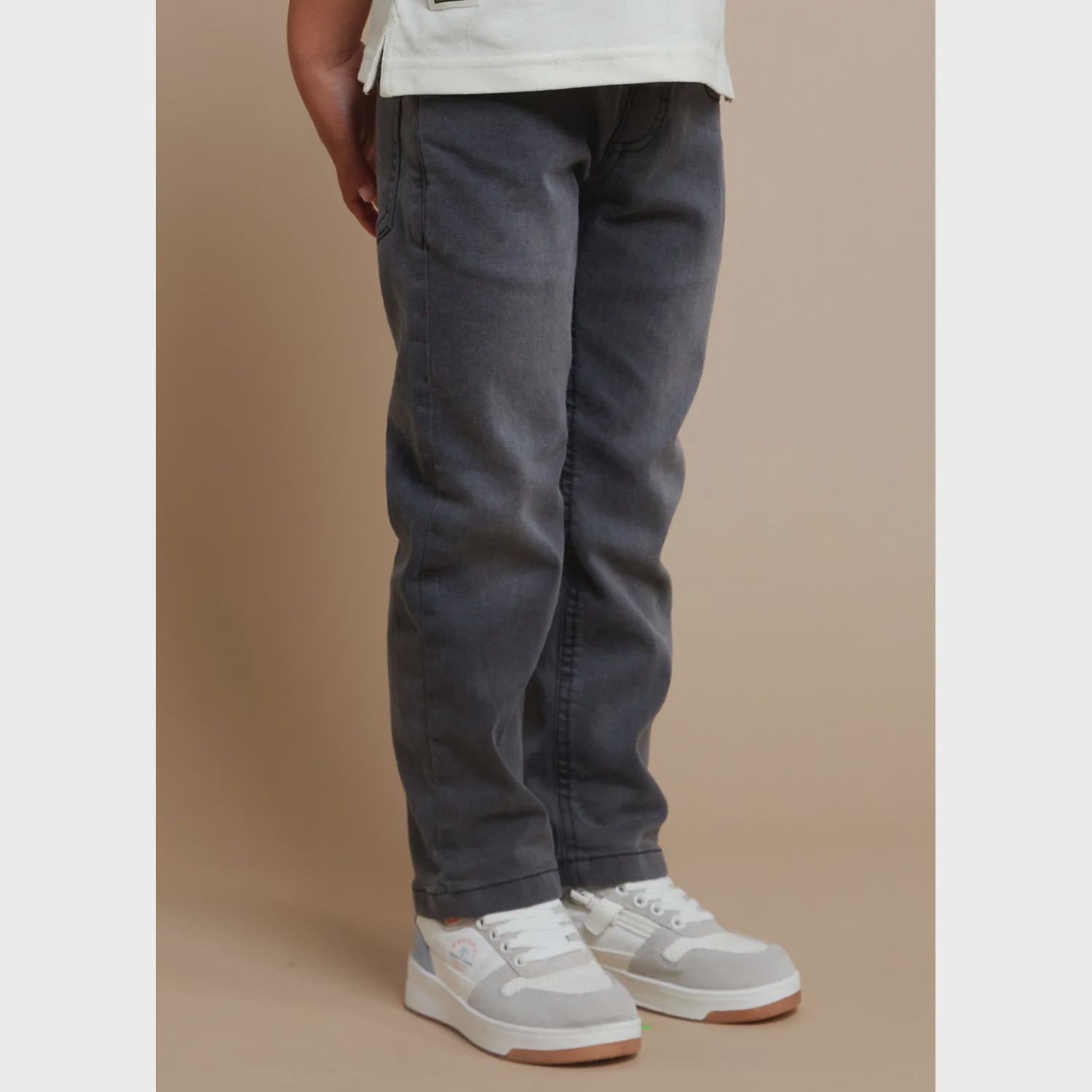 DENIM PANT DARK GREY REGULAR FIT / 540-096