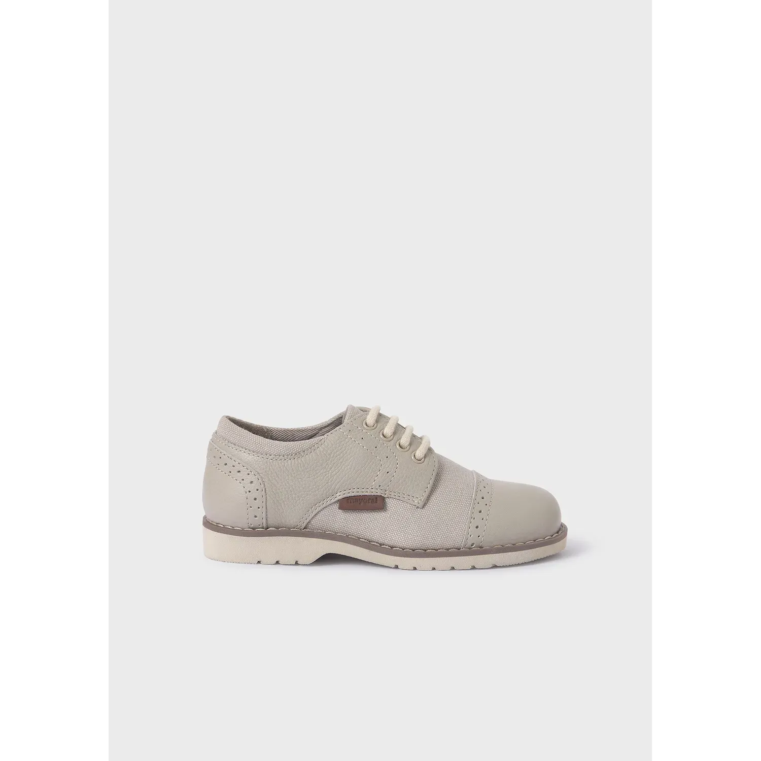 OXFORD SHOE BEIGE WITH LACES / 450564-064