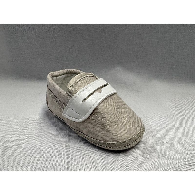 SLIP ON SHOE BEIGE / TAUPE MOCCASION / AP2435-SC-25
