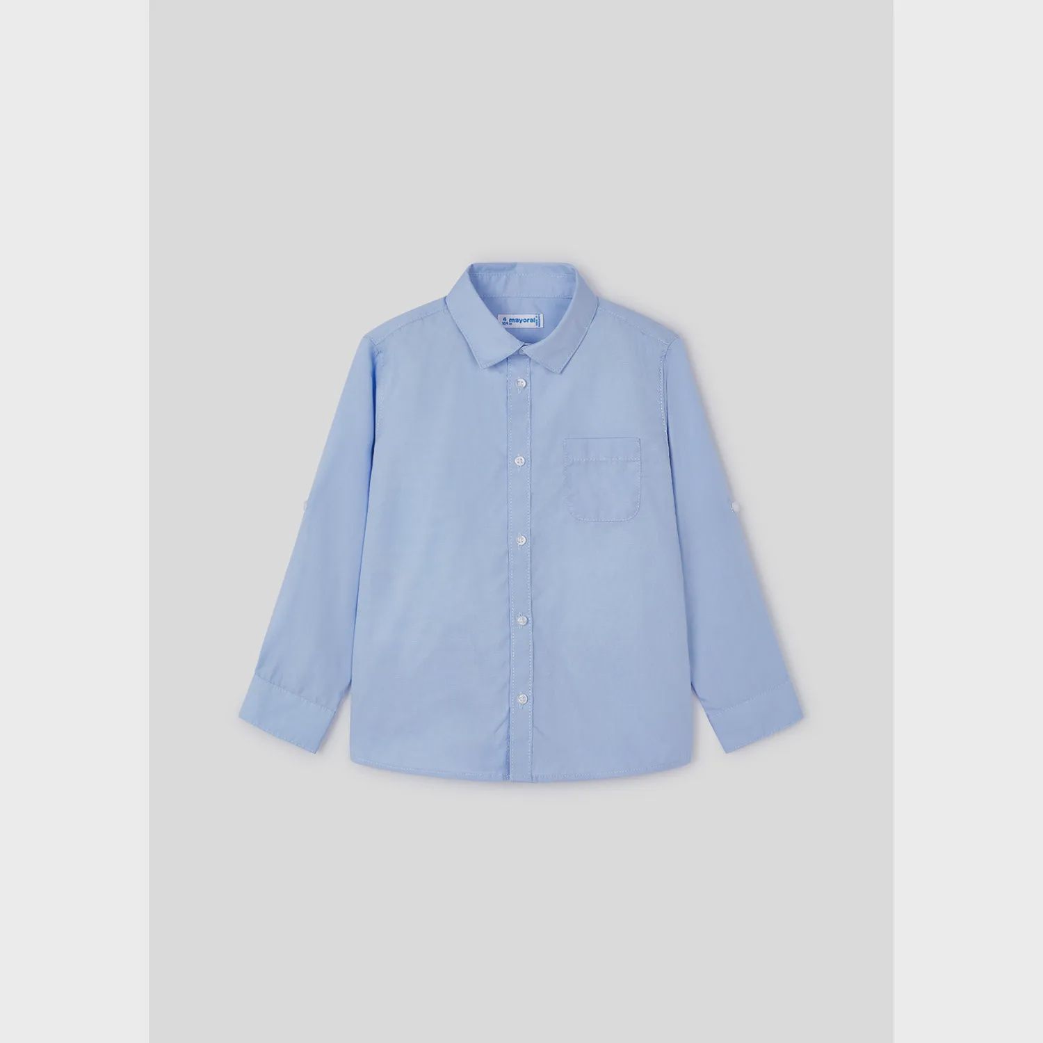 SHIRT SKY BLUE BASIC LONG SLEEVE / 140-040