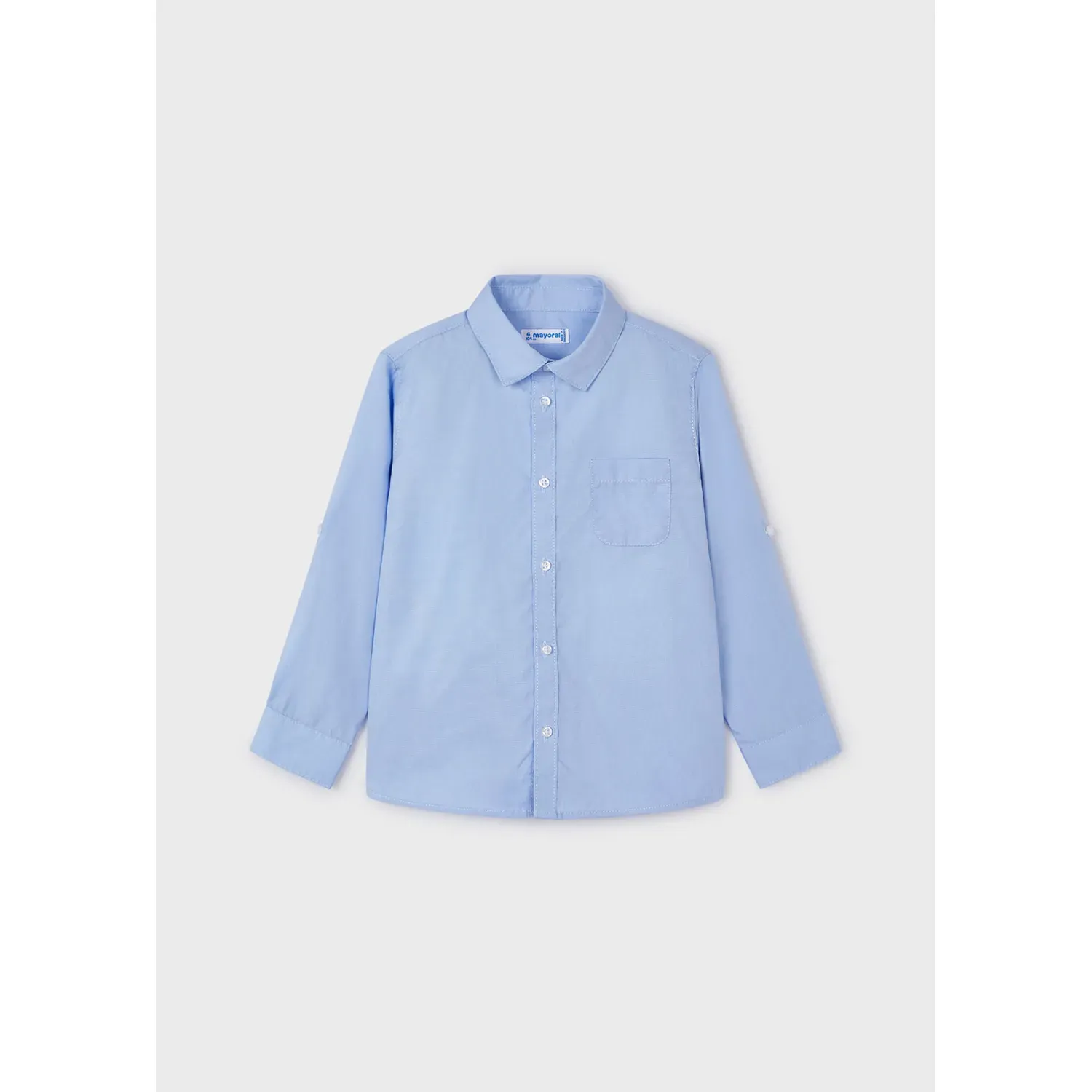 SHIRT SKY BLUE BASIC LONG SLEEVE / 140-040