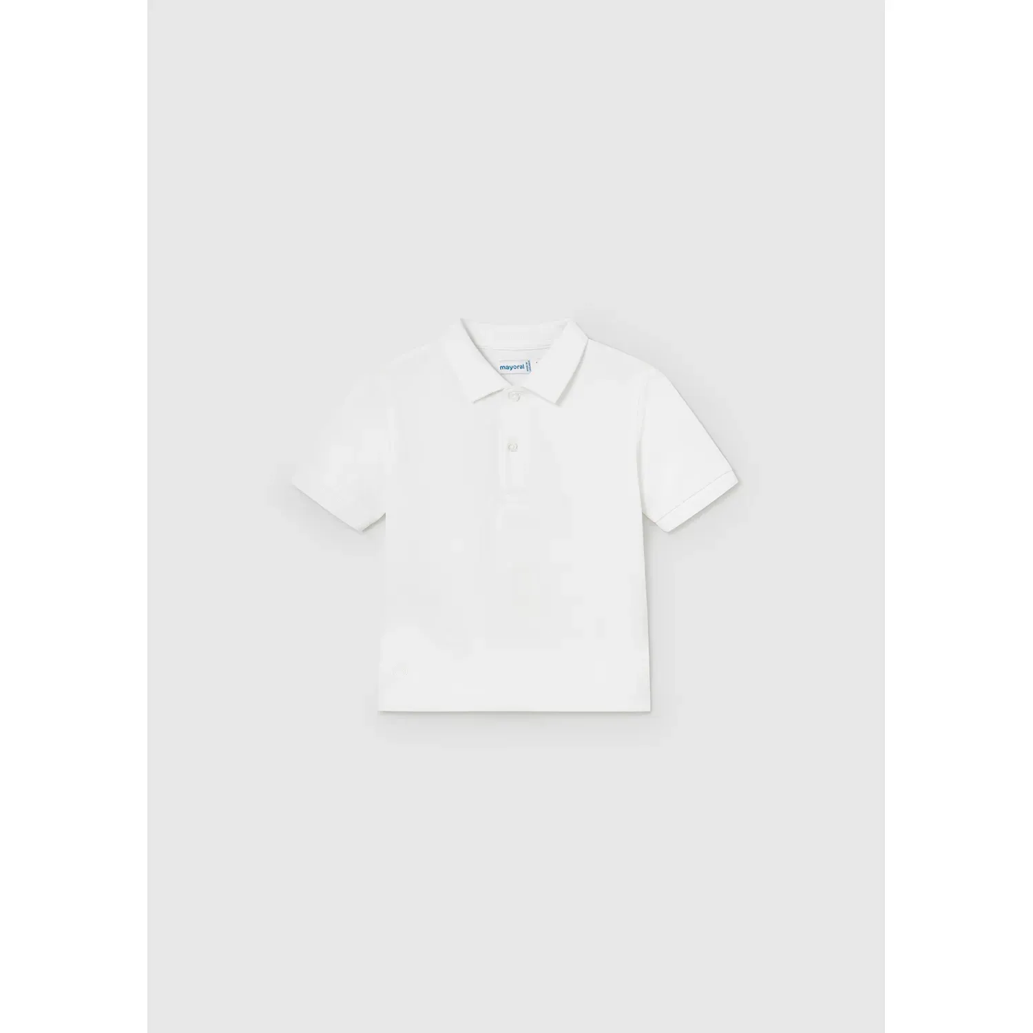 POLO TOP WHITE SHORT SLEEVE BASIC / 102-015