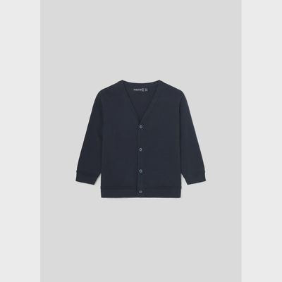 KNIT CARDIGAN DRESSY NAVY / 1390-056