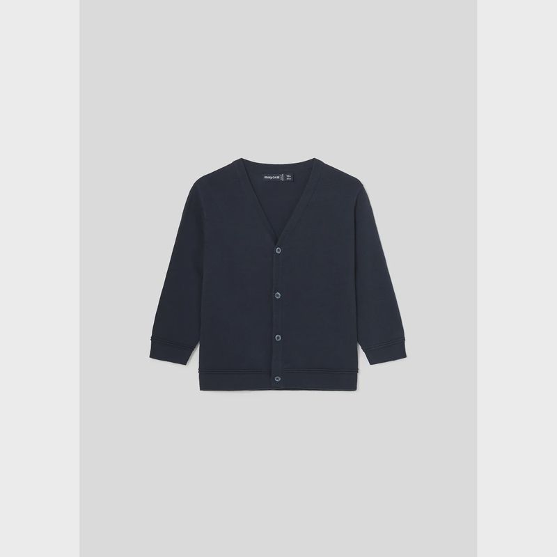 KNIT CARDIGAN DRESSY NAVY / 1390-056