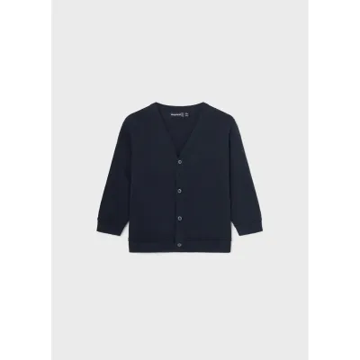 KNIT CARDIGAN DRESSY NAVY / 1390-056