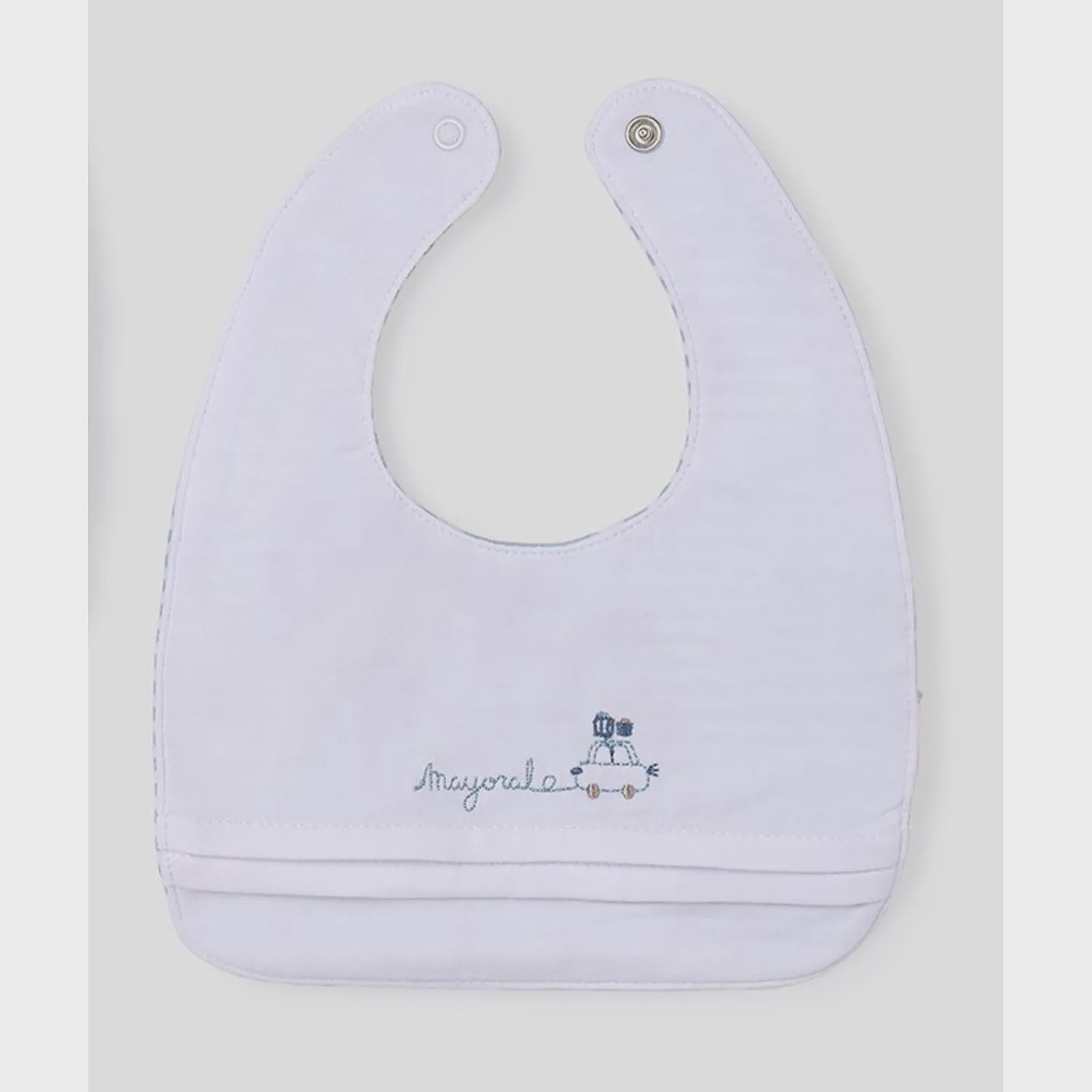 BIB WHITE REVERSIBLE WHITE & GREEN STRIPE / 9410-081