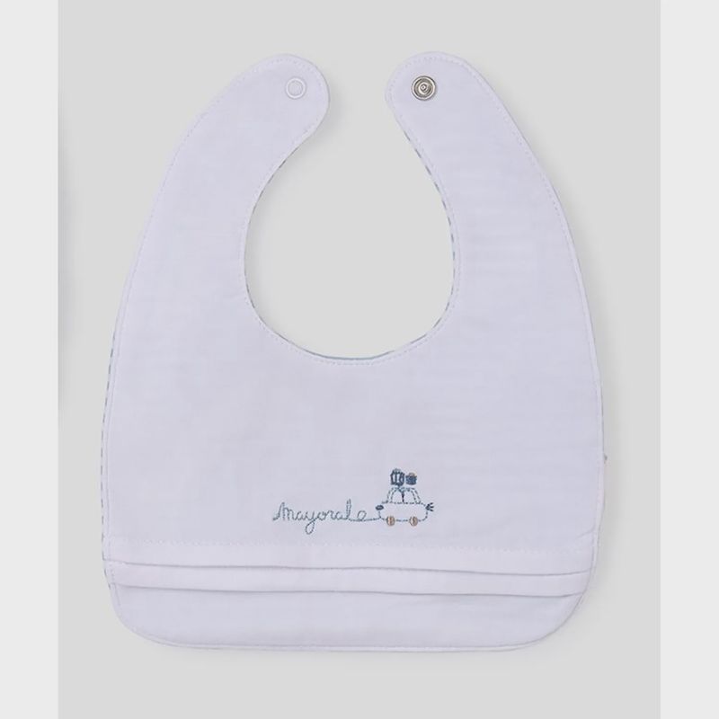 BIB WHITE REVERSIBLE WHITE & GREEN STRIPE / 9410-081