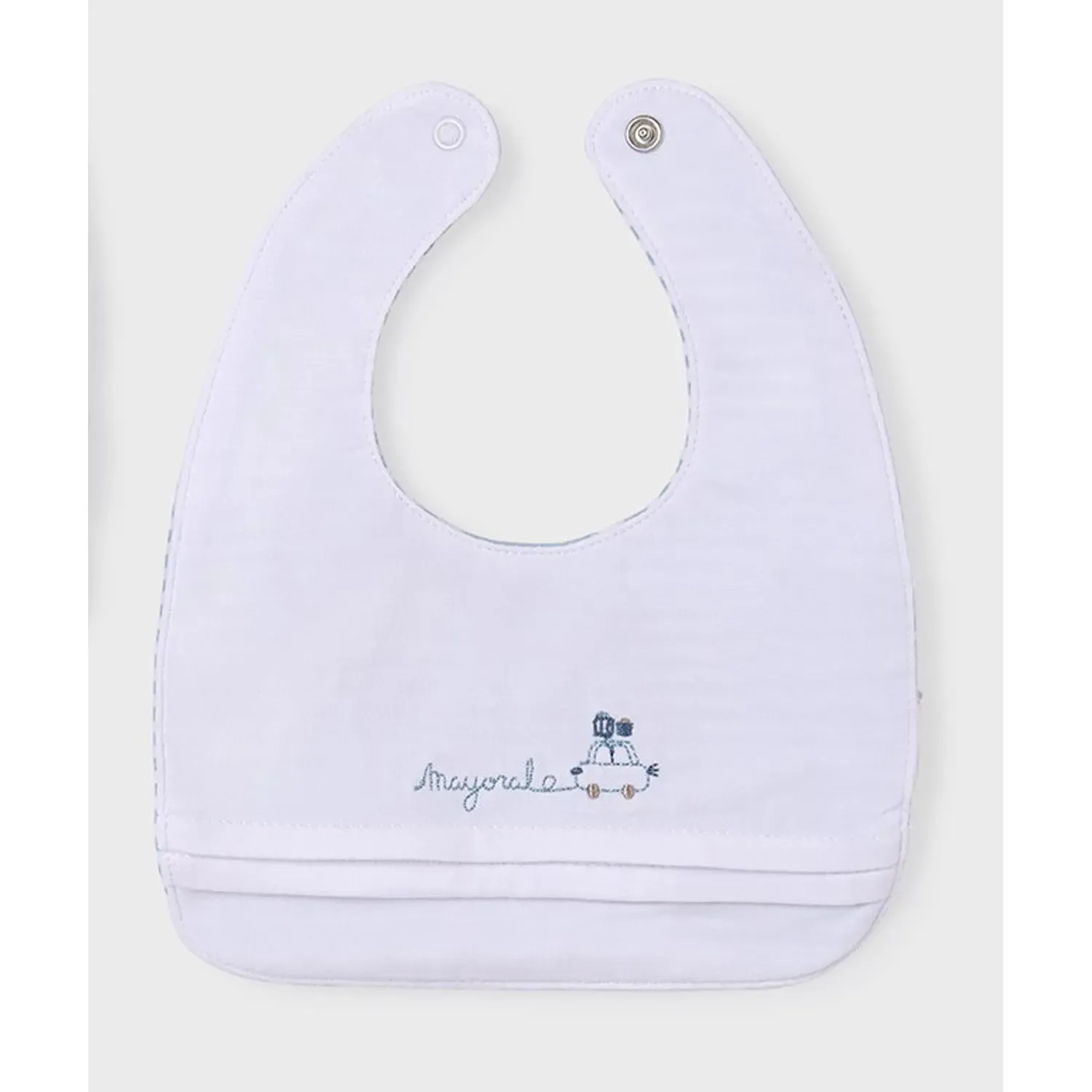 BIB WHITE REVERSIBLE WHITE & GREEN STRIPE / 9410-081