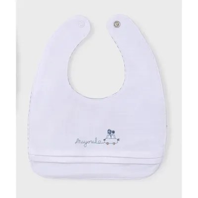 BIB WHITE REVERSIBLE WHITE & GREEN STRIPE / 9410-081