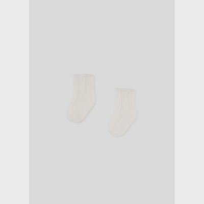 2PACK SOCK NATURAL CREAM / 9708-071