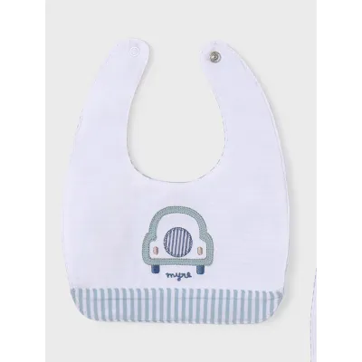 BIB REVERSIBLE WHITE & GREEN STRIPE / 9410-081