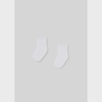2PAIR SOCK SET WHITE DRESSY / 9708-073