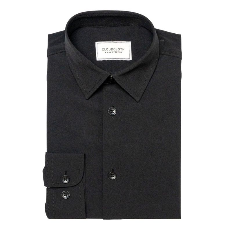 SHIRT BLACK CLOUDCLOTH 4WAY STRETCH / SH9801