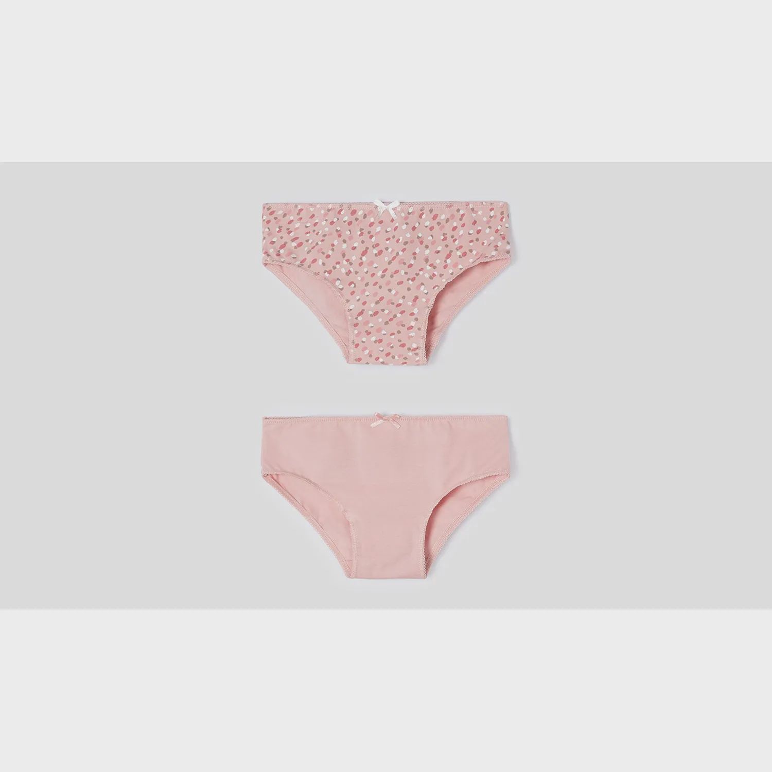 2PACK PANTIES ROSE SOLID & PATTERNED / 10697-069