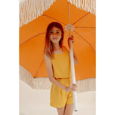 TOP YELLOW SILVER NECKLINE TRIM SLEEVELESS / MMG540CP