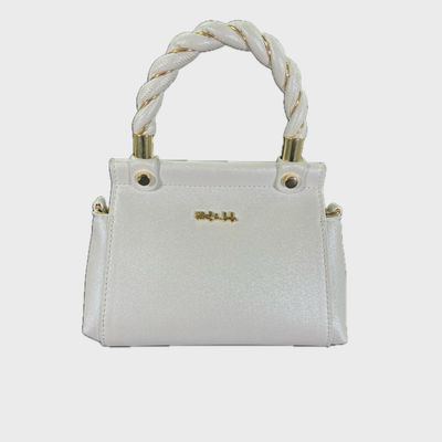 PURSE CREAM BRAIDED HANDLE / 5431-065