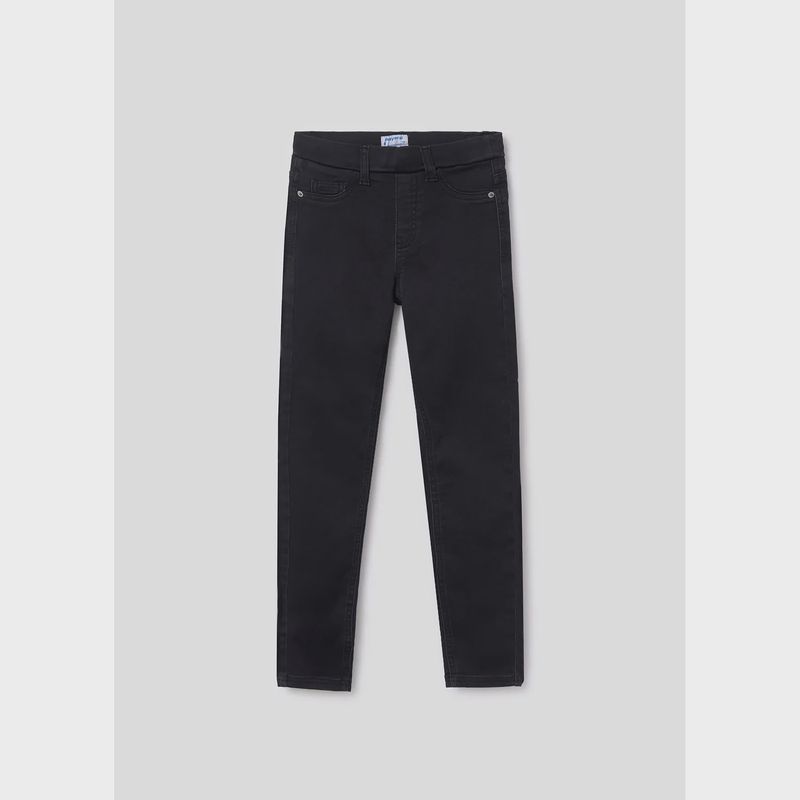 BLACK DENIM PANT-JEAN BASIC SKINNY FIT / 554-085
