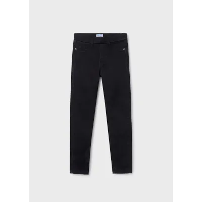 BLACK DENIM PANT-JEAN BASIC SKINNY FIT / 554-085