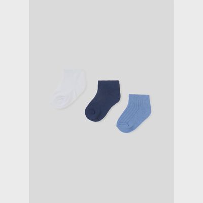 3PACK SOCKS BLUE NAVY & WHITE / 10650-061