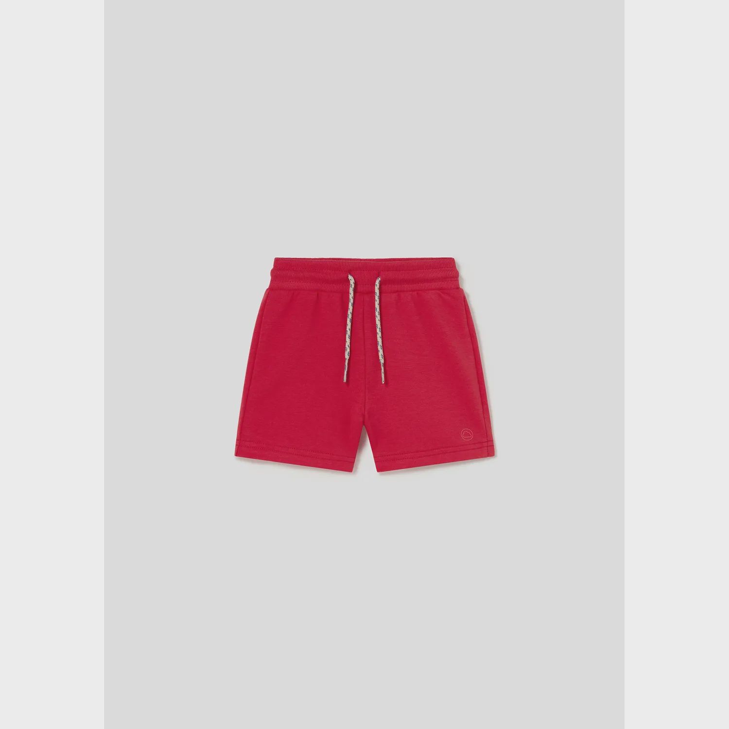 FLEECE SHORTS RED PULL TIE WAIST / 621-070