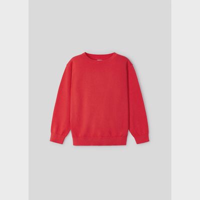 KNIT SWEATER RED CREWNECK / 311-077