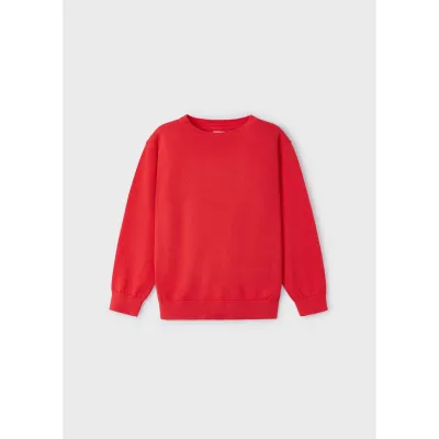 KNIT SWEATER RED CREWNECK / 311-077