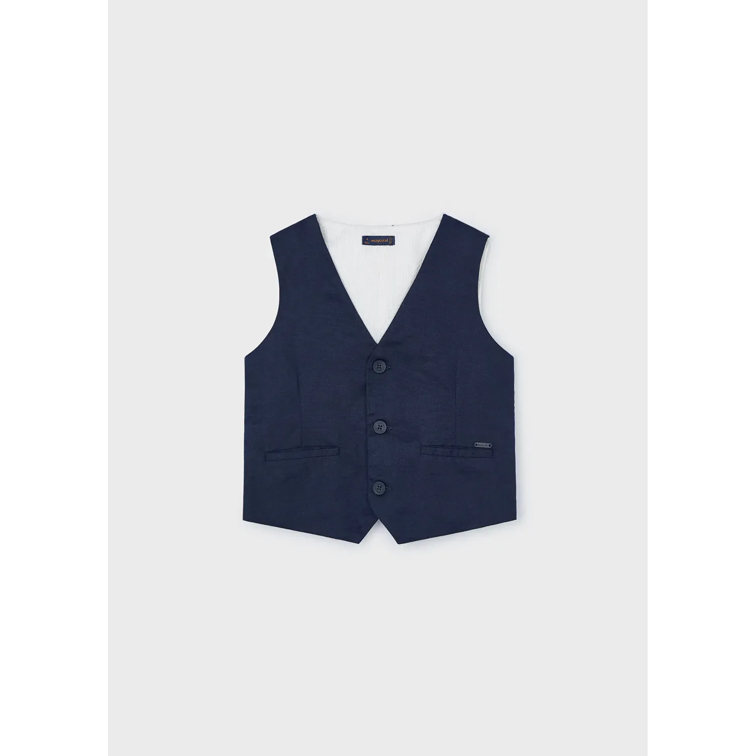 VEST NAVY BEIGE BACK / 3359-052