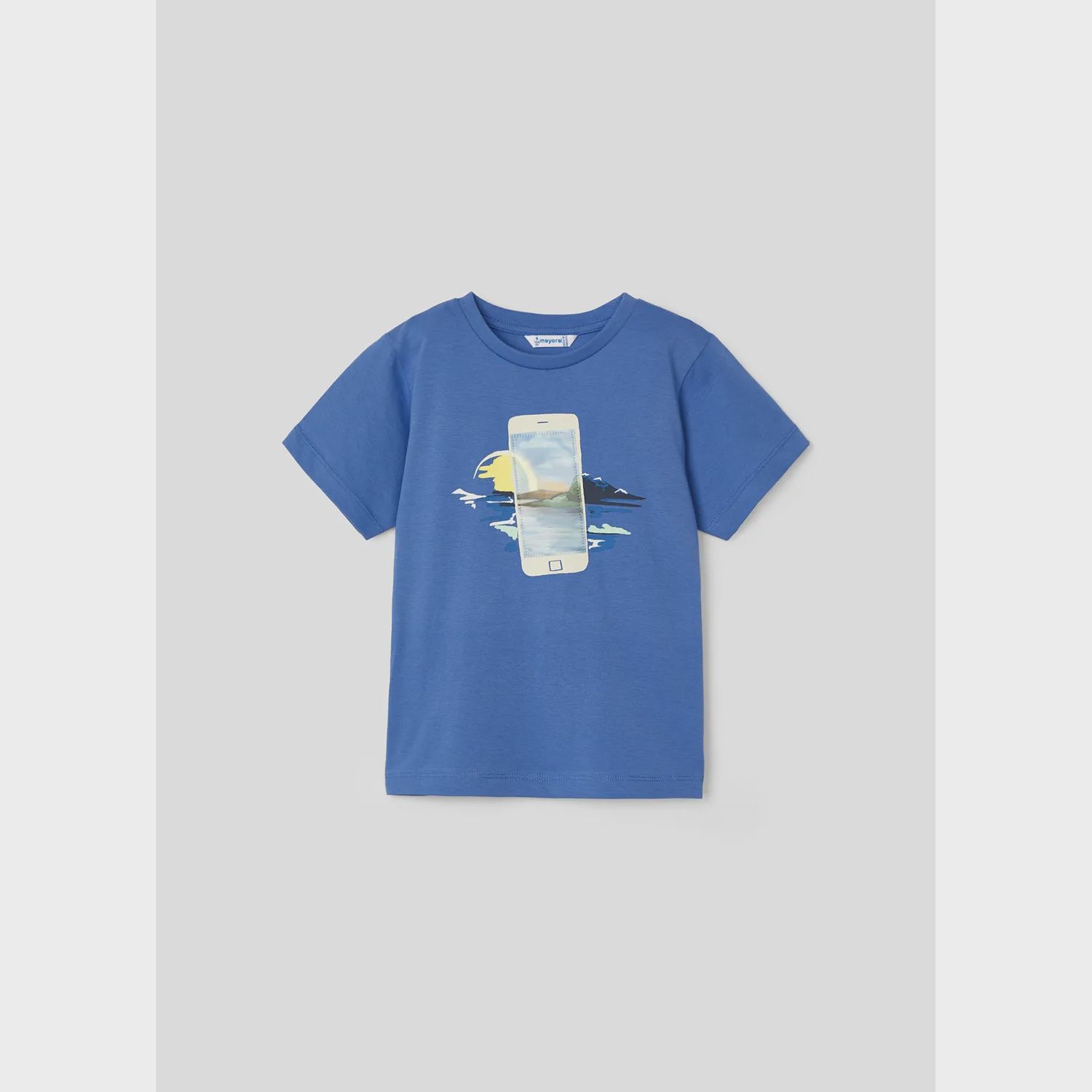 TSHIRT RIVIERA BLUE LENTICULAR PRINT SHORT SLEEVE / 3003-043 TSHIRT RIVIERA BLUE LENTICULAR PRINT SHORT SLEEVE / 3003-043