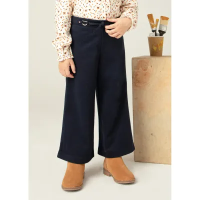 NAVY PANT WIDE LEG STRETCH / 4549-33 NAVY PANT WIDE LEG STRETCH / 4549-33