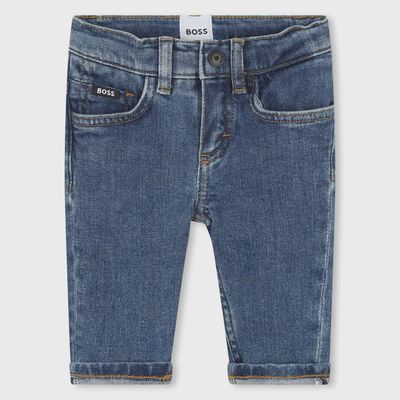 BLUE DENIM PANT REGULAR FIT / J51269-222