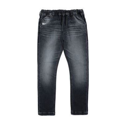 BLACK DENIM JEAN DIESEL PATCH / 00J3AJ-K02