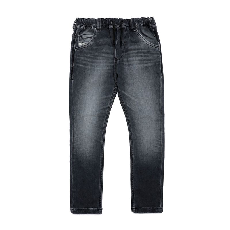 BLACK DENIM JEAN DIESEL PATCH / 00J3AJ-K02
