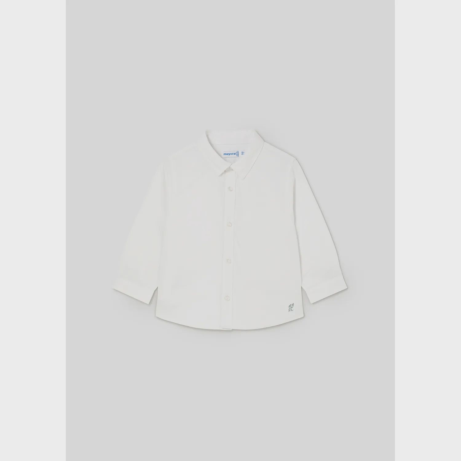WHITE SHIRT LONG SLEEVE / 124-023