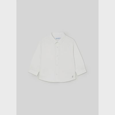 WHITE SHIRT LONG SLEEVE / 124-023