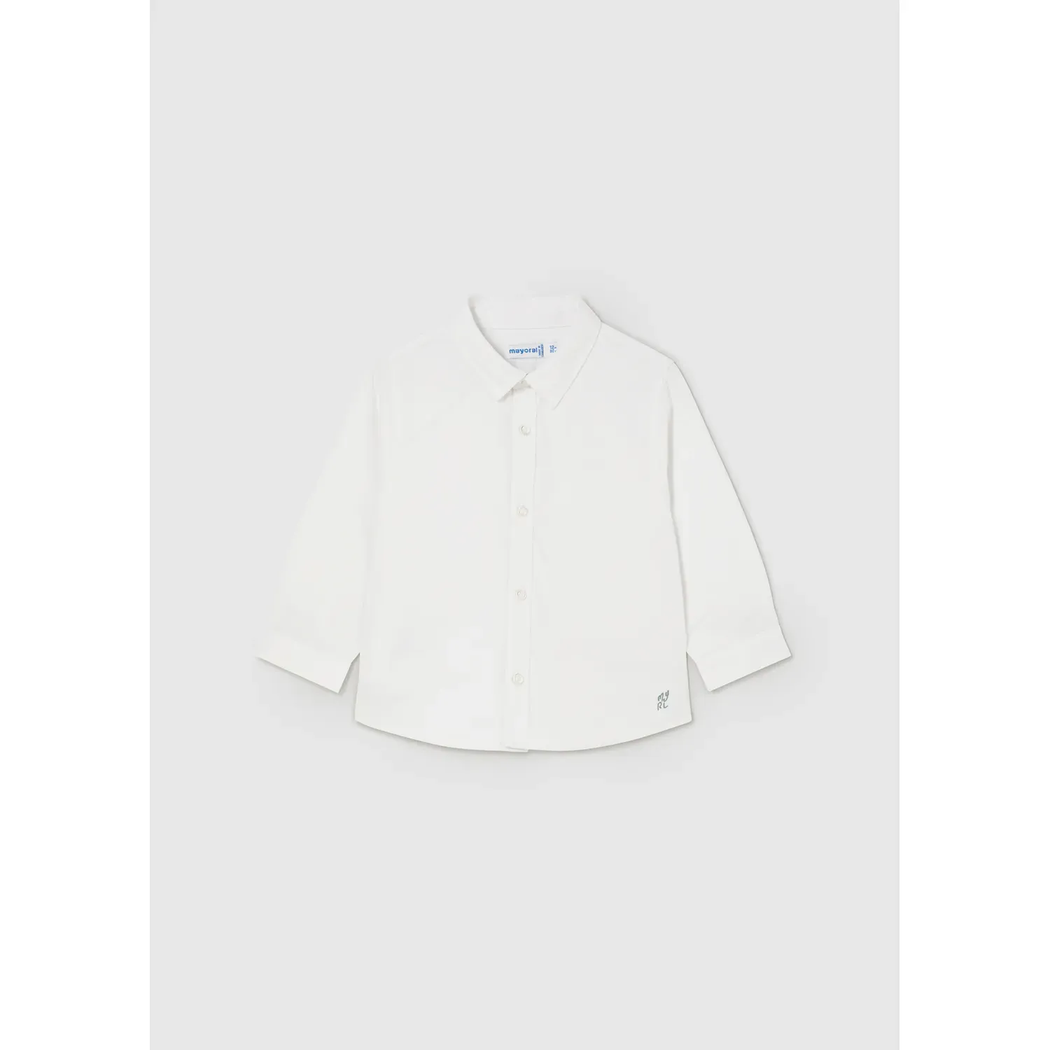 WHITE SHIRT LONG SLEEVE / 124-023