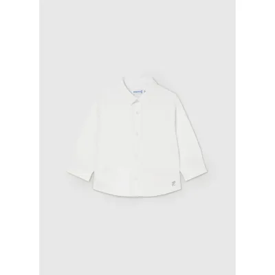 WHITE SHIRT LONG SLEEVE / 124-023