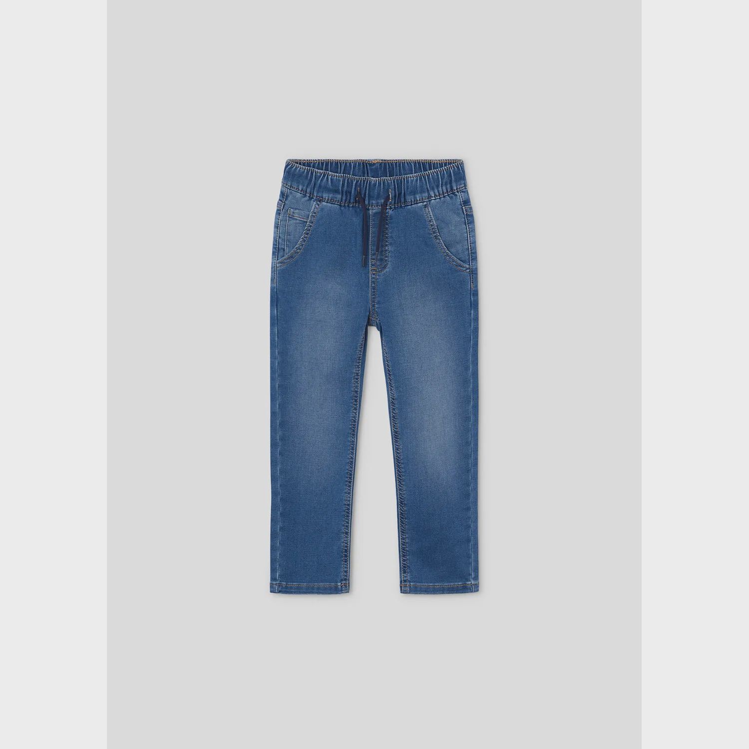 MEDIUM BLUE DENIM JOGGER JEAN / 4531-011