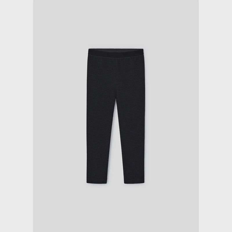 BLACK PRINTED LEGGING BLACK ON BLACK / 4702-040