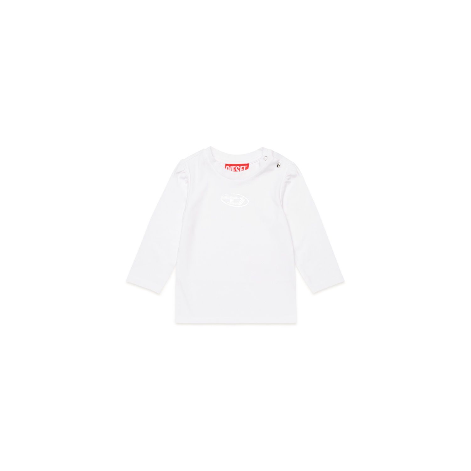 WHITE TSHIRT GIRL LONG SLEEVE / K00563-K100