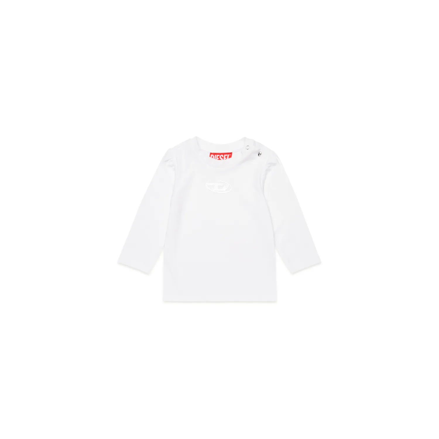 WHITE TSHIRT GIRL LONG SLEEVE / K00563-K100