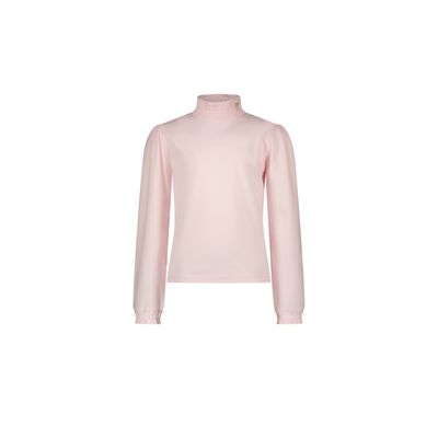 ROSE TSHIRT SMOCKED COLLAR & CUFF PEARL TRIM / C408-5420-201