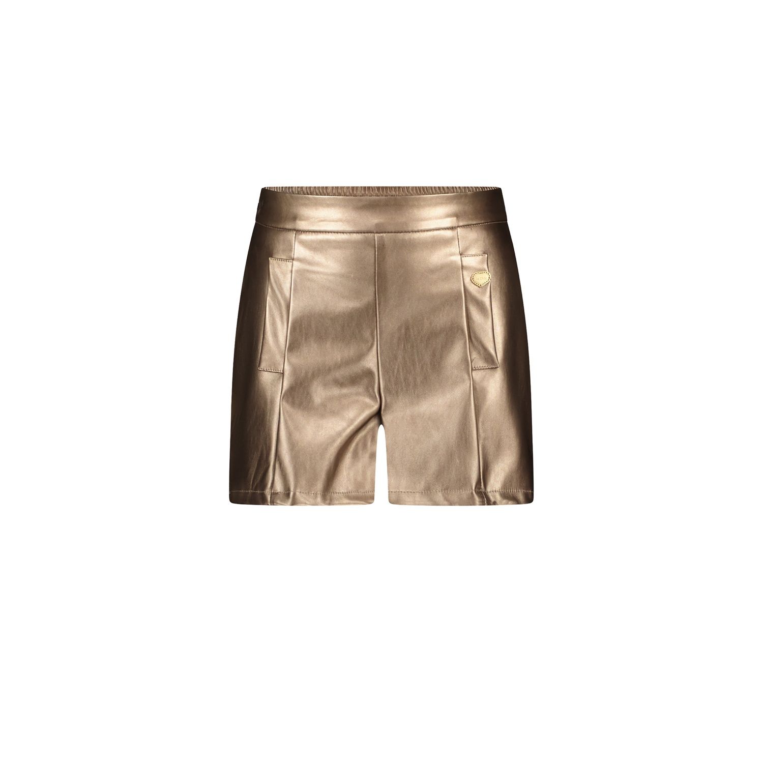 GOLD SHORTS FAKE LEATHER / C408-5660-426