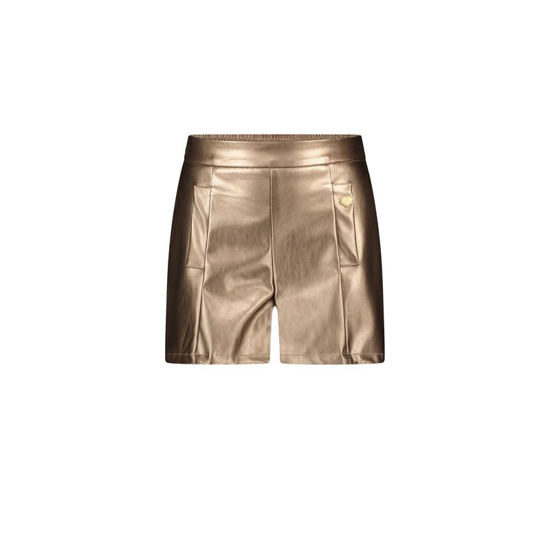 GOLD SHORTS FAKE LEATHER / C408-5660-426